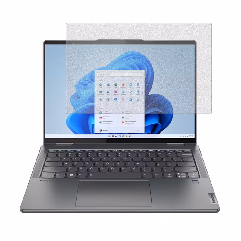گلس لپ تاپ لنوو Yoga 7i مدل نانو هیدروژل مات برند راک اسپیس کد XL