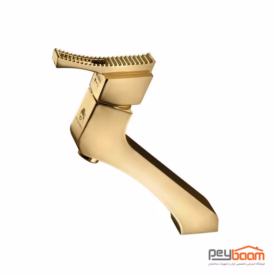 شیر روشویی درخشان مدل پرنس گلد