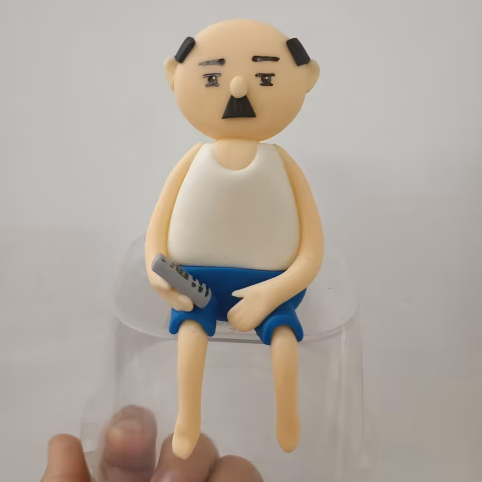 تاپر فوندانتی پدر و مرد  ویژه تزئین کیک و دسر  و کاپ کیک .ارتفاع 10سانت 