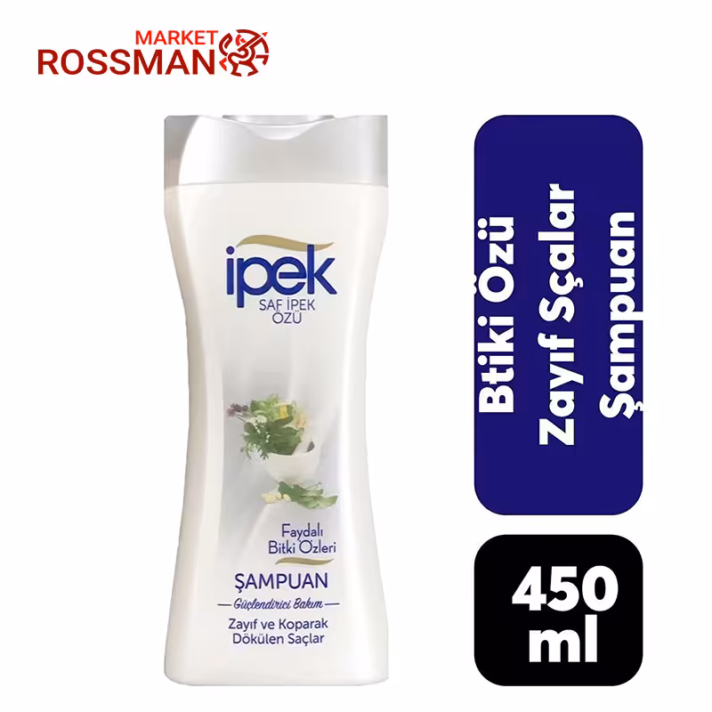 شامپو ایپک Ipek مدل Faydali Bitki Ozleri حجم 450 میلی لیتر