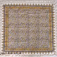 رومیزی قلمکار  ممتاز  100 در 100 سانتی متر -کد 105