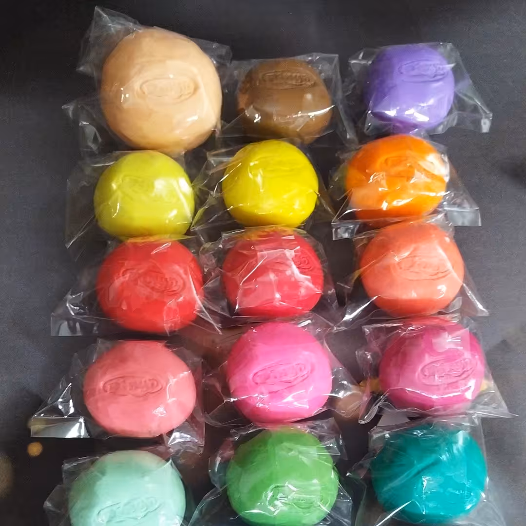  خمیر ایتالیایی پک 19 رنگ جمعا 1کیلو هواخشک 