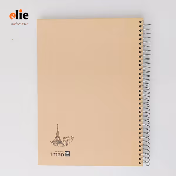 دفتر 200 برگ سیمی ایمان طرح 004