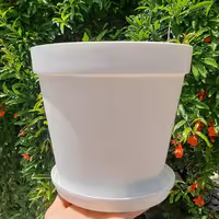 گلدان سایز 2000 رنگ سفید 