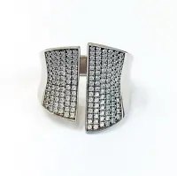 انگشتر نقره طرح جواهرزنانه (925)silver ring