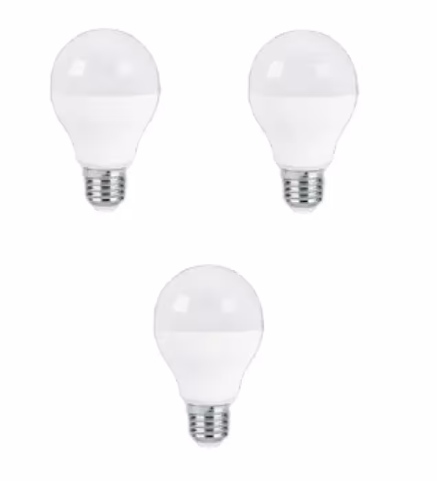 لامپ ال ای دی 9 وات پارس شعاع توس مدل حبابی پایه E27 بسته 3 عددی