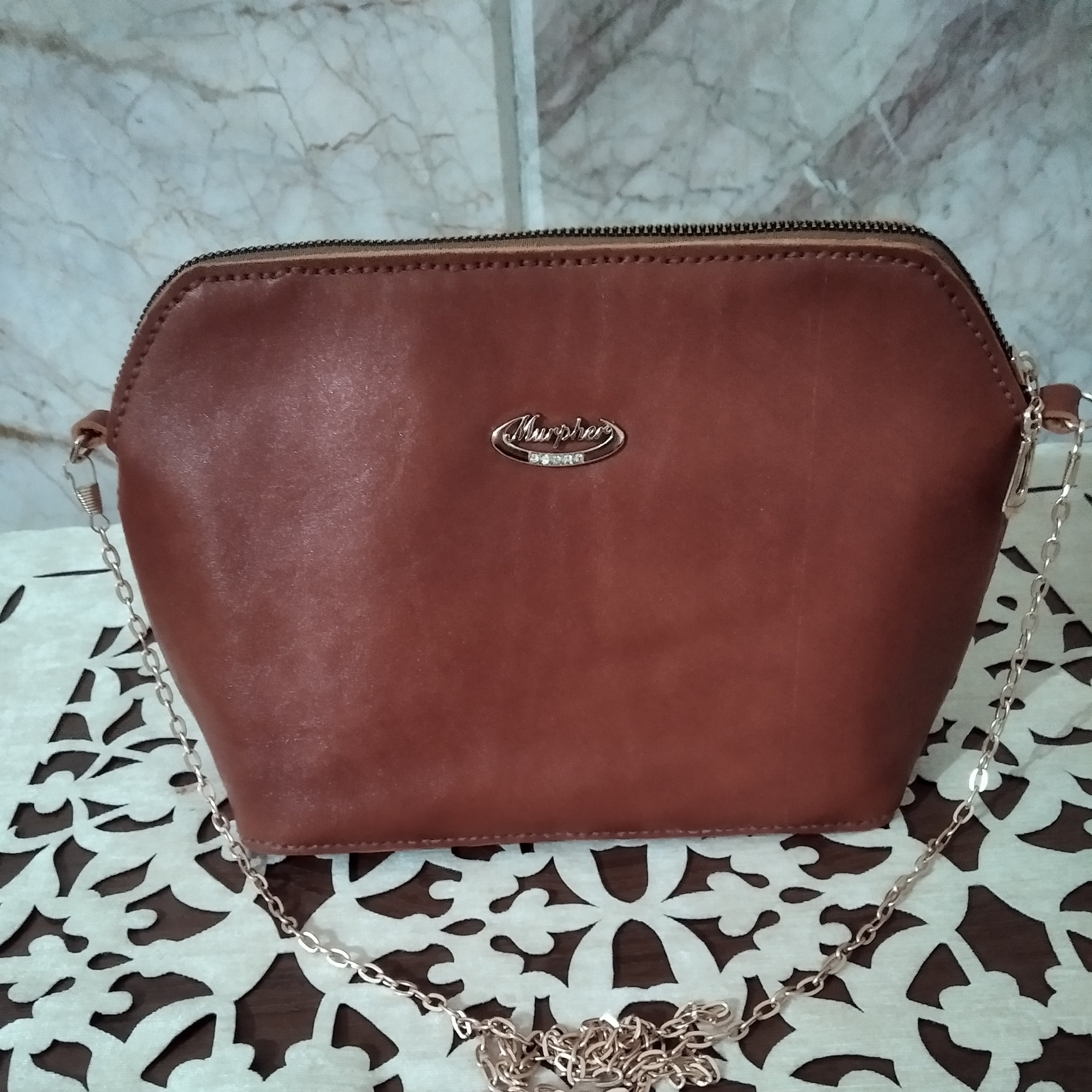 کیف دوشی مجلسی چرم طبیعی
