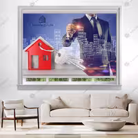 پرده شید برای مشاور املاک BAs-6876