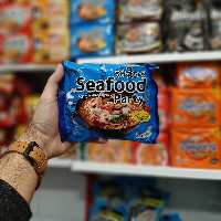نودل کره ای اورجینال سامیانگ مدل غذای دریایی seafood Samyang سام یانگ رامن ramen
