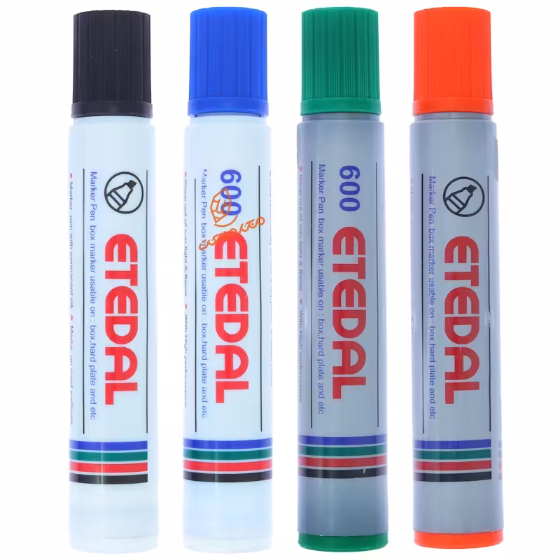 قیمت و خرید ماژیک ضد آب تک رنگ 600 میل اعتدال ETEDAL