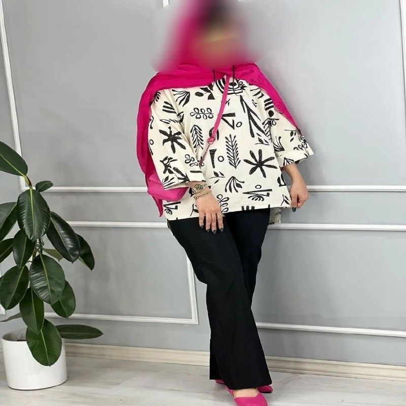 شومیز شلوار غزل شومیز لینن شلوار داکرون