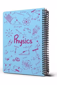 دفتر فرمول فیزیک آبی آسمانی 100 برگ  24×17 دات نوت