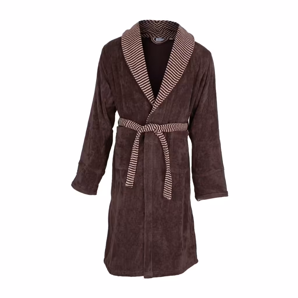 حوله پالتویی پودایران مدل کلاسیک قهوه ای سایز 115