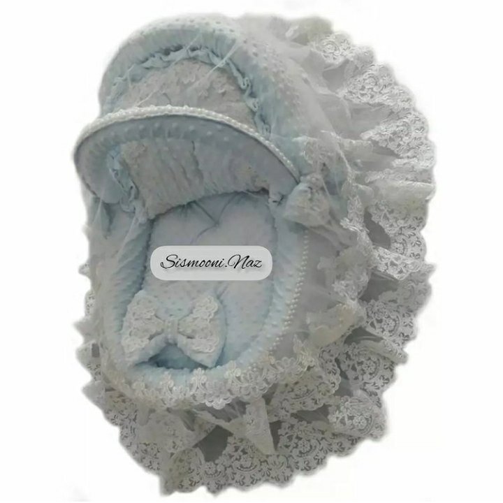 کریر نوزاد پرنسسی گهواره ای حصیری(ارسال با تیپاکس)