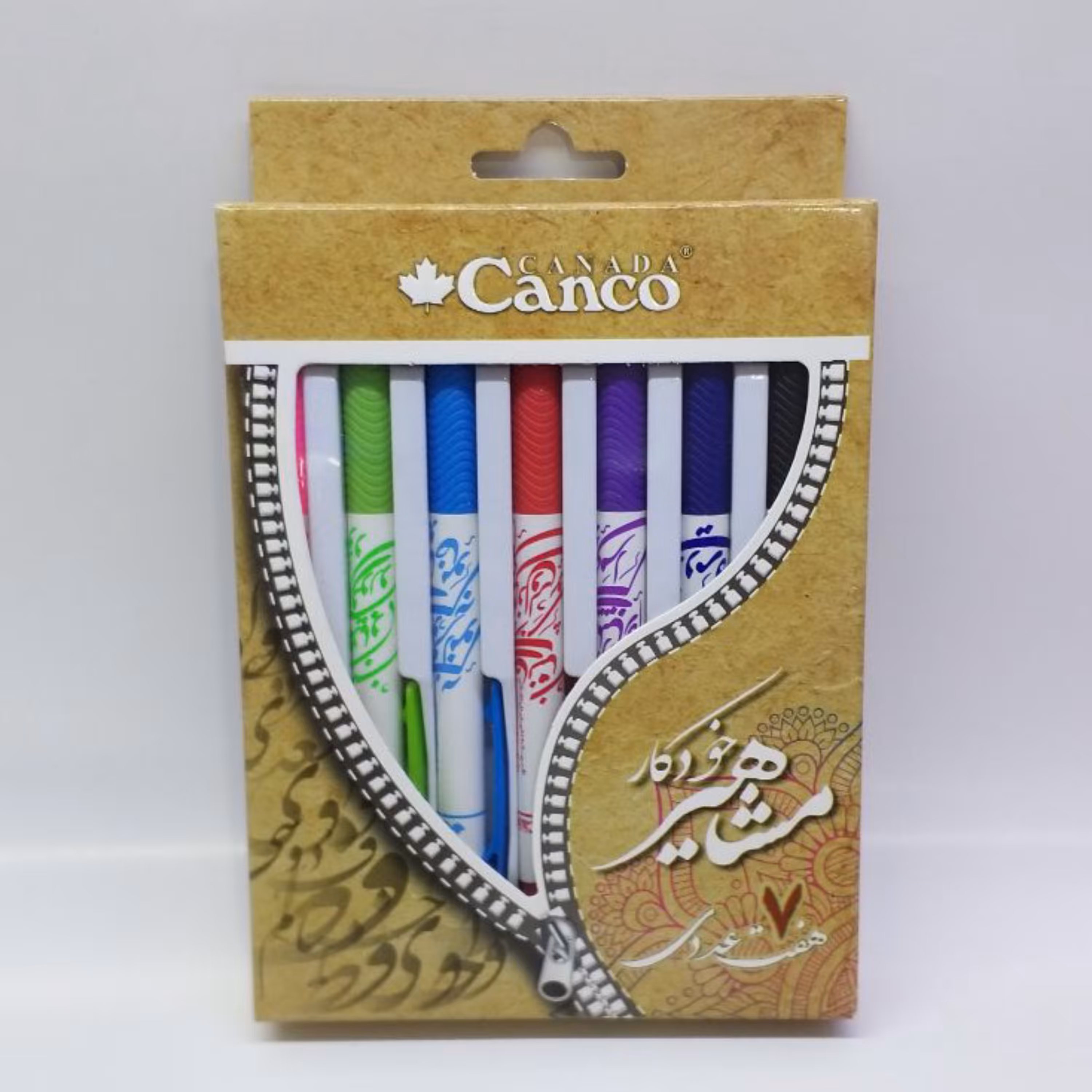 خودکار رنگی 7 تایی فشاری کنکو فروشگاه حسابی  کد37586