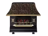 بخاری گازی ایران شرق 15000 طرح گلبرگ طلایی مدل آذران CH150