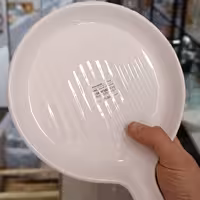 تابه گریل گرد دسته دار  مناسب سرو قابل استفاده در ماکروفر و مایکرویو و ماشین ظرف شویی