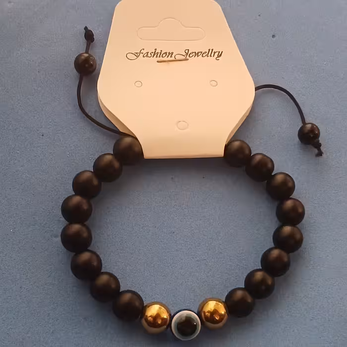 دستبند چشم نظر اونیکس دستبند قفلی دستبند  چشم زخم