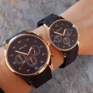 ست ساعت والار مشکی زنانه مردانه وارداتی