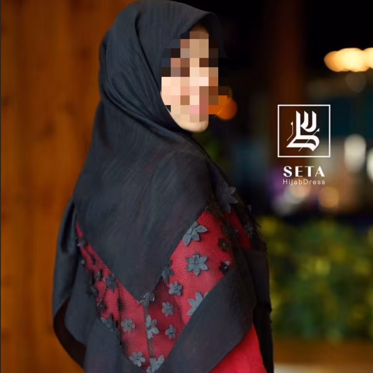 روسری نخی وال اسلپ قواره بزرگ  دارای تور و گلدوزی ارسال سریع 