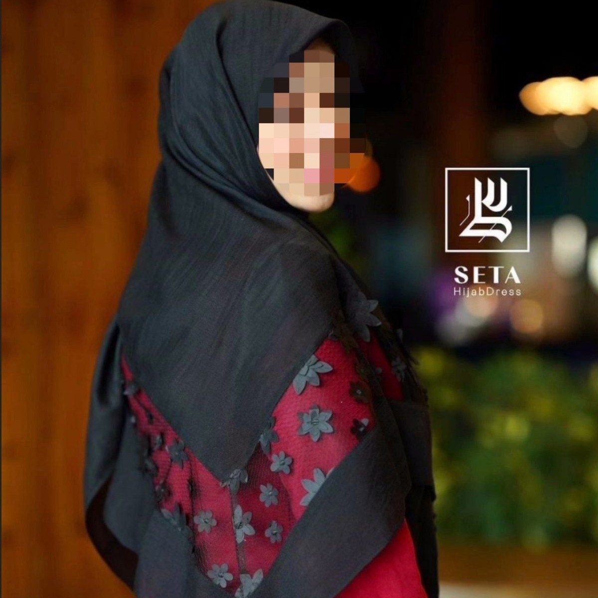 روسری نخی وال اسلپ قواره بزرگ دارای تور و گلدوزی ارسال سریع
