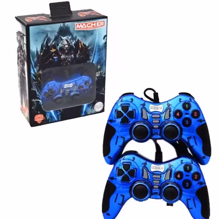 دسته بازی فانتزی دوبل شوک دار مچر MACHER MR-61