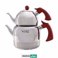 کتری قوری استیل کف چدن نزاز مدل 2410