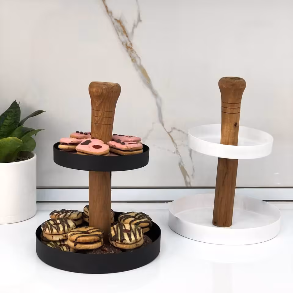 شیرینی خوری دو طبقه  بسیار عالی وشیک  در دو رنگ