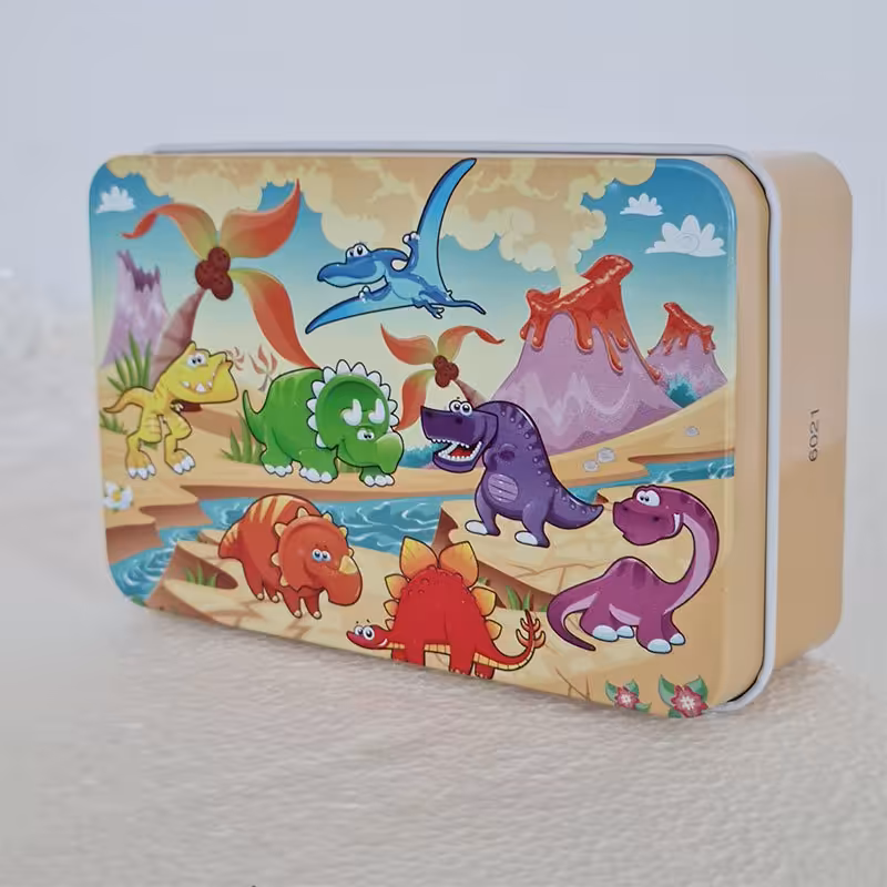 پازل دایناسور ها قوطی فلزی 60 تکه کد JD6021