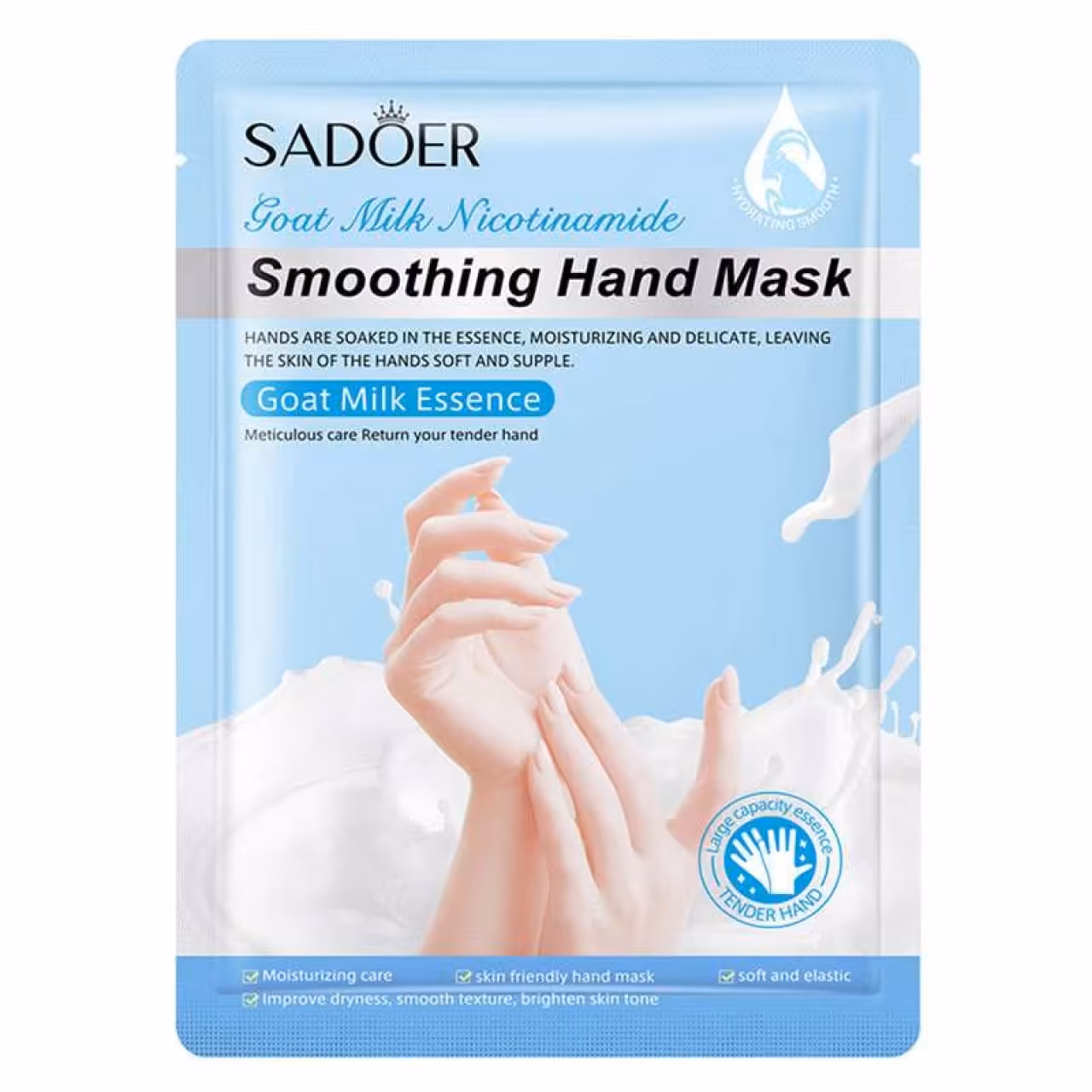 ماسک دست سادور مدل نیکوتینامید و شیر بز وزن 35 گرم