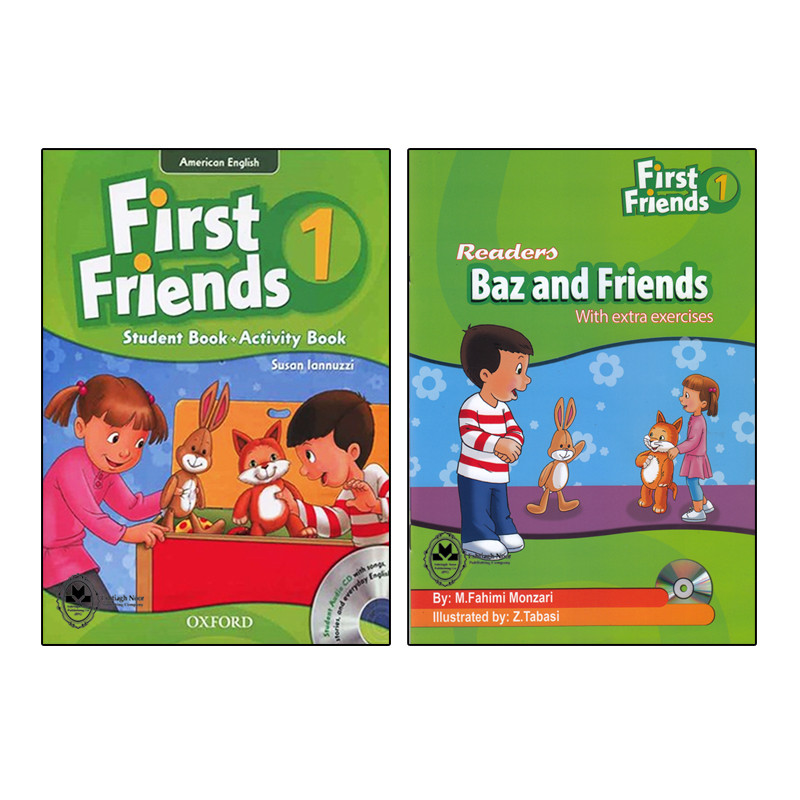 کتاب First Friends 1 اثر Susan Iannuzzi And MFahimi Monzari انتشارات اشتیاق نور دو جلدی