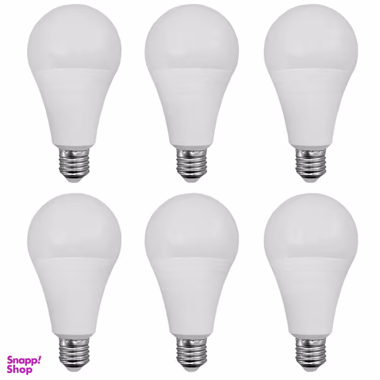 لامپ 10 وات مدل حبابی پایه E27 بسته 6 عددی