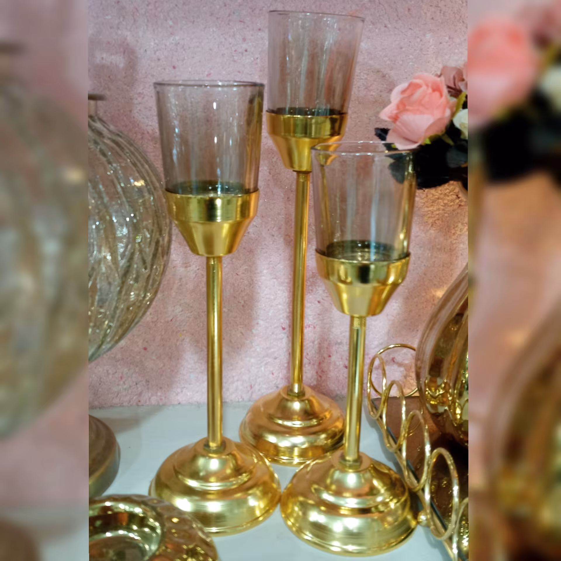 شمعدان سه تایی ساده