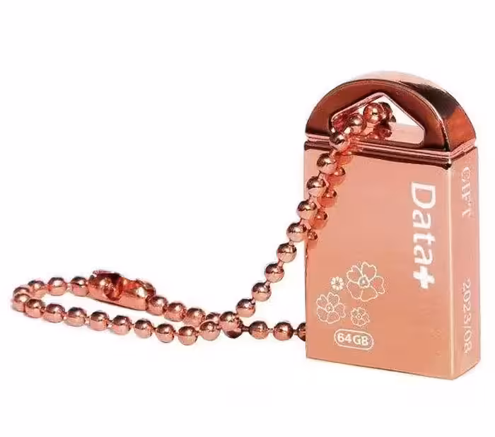 فلش مموری دیتا پلاس مدل GIFT Rose Gold ظرفیت 64 گیگابایت