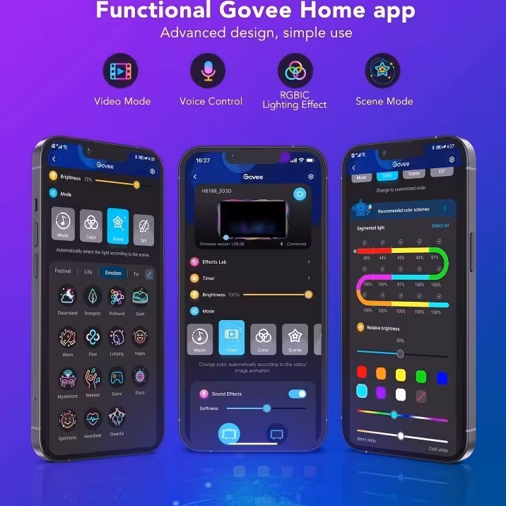ریسه هوشمند تلویزیون Govee DreamView T1 TV Backlight H6199
