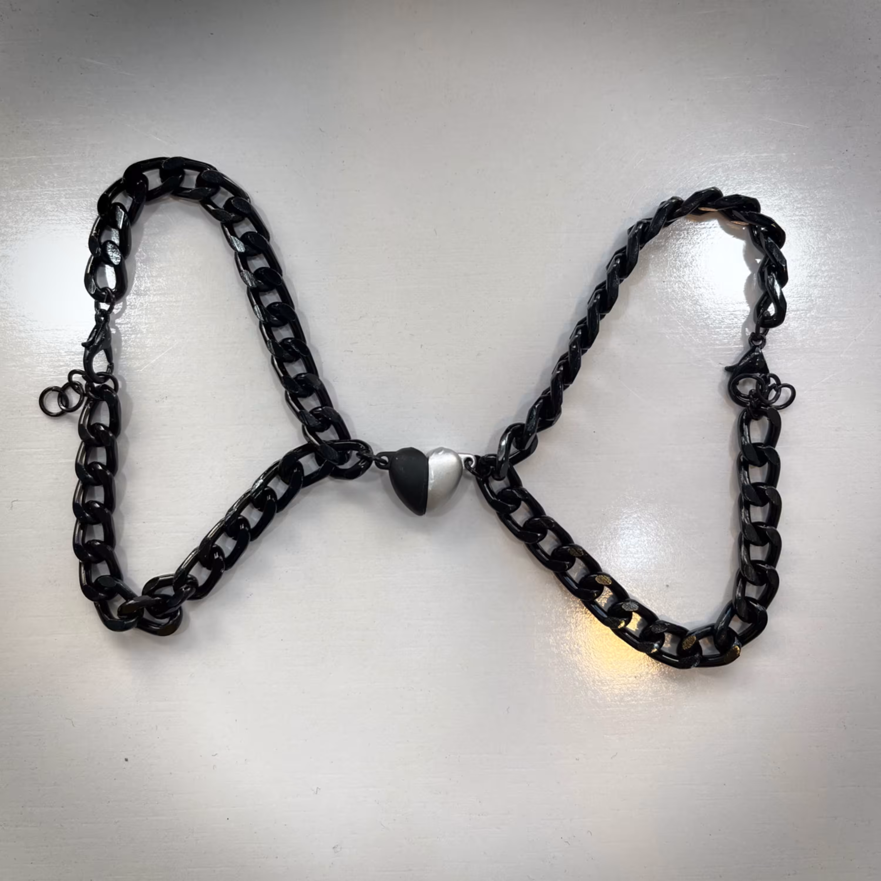 ست دستبند عشق-رنگ ثابت-مدل قلب