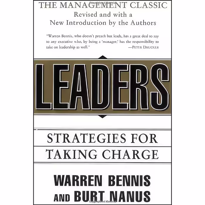کتاب زبان اصلی Leaders اثر Warren Bennis انتشارات HARPERCOLLINS  PUBLISHERS
