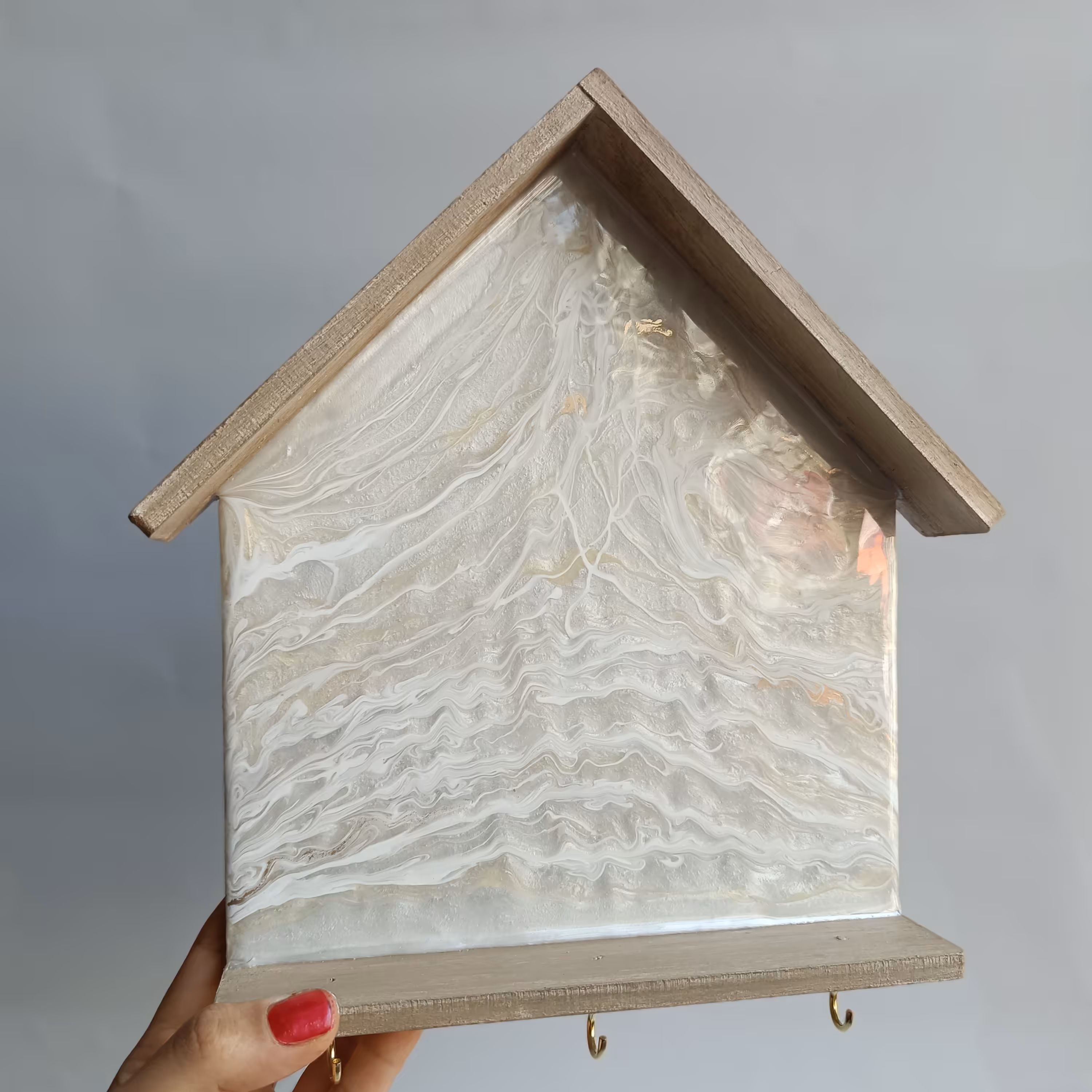 جاکلیدی دیواری(طرح خانه)