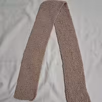 شال گردنی بافت نسکافه ای  دخترانه پسرانه  12 و طول 128