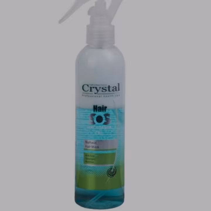 ماسک مو دوفاز کراتینه کریستال macadamia oil حجم 250 میلی لیتر