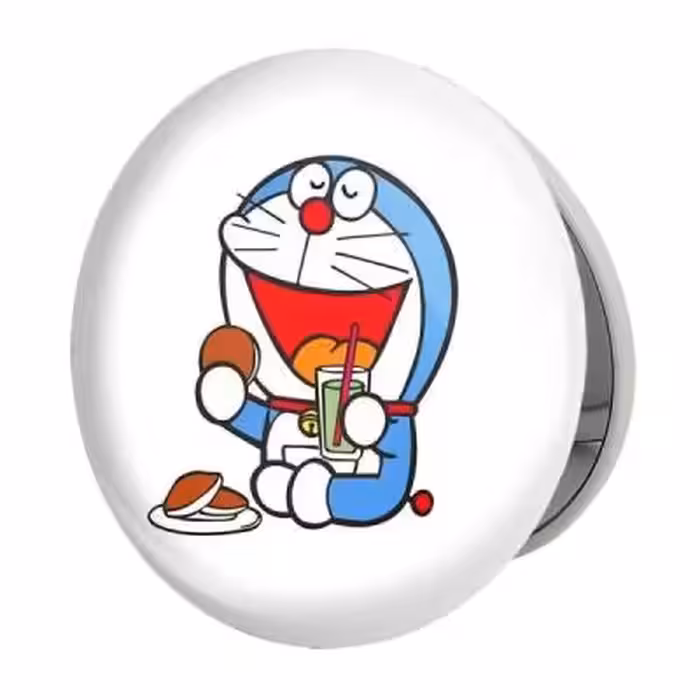 آینه جیبی خندالو طرح انیمه دورایمون مدل تاشو کد 12763