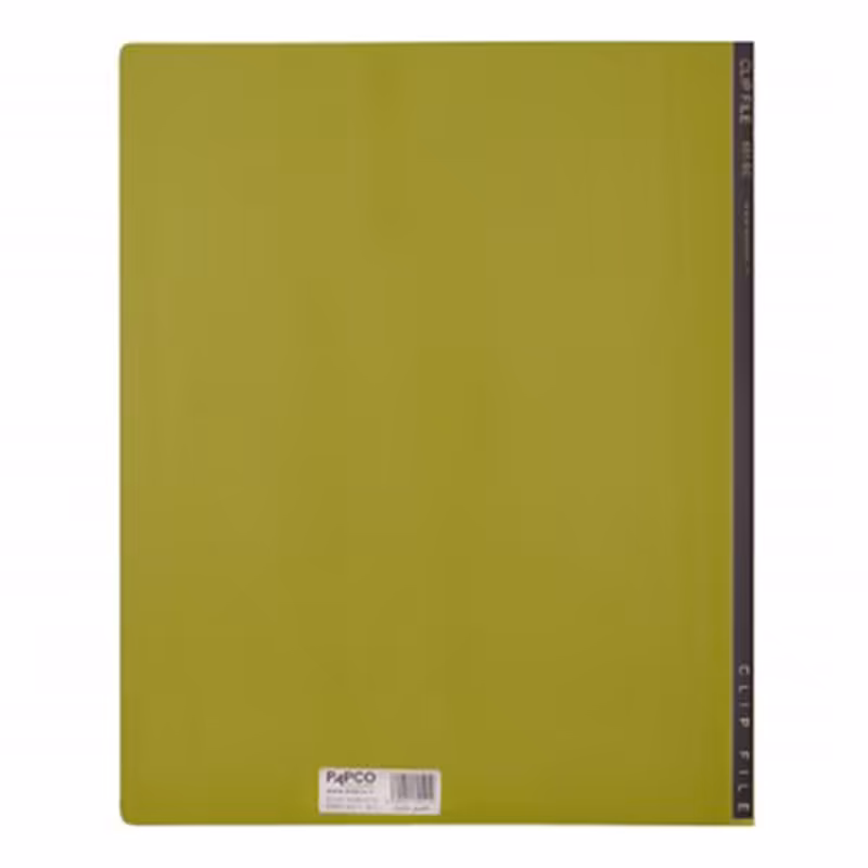 کلاسور 4 حلقه پاپکو متالیک پلاستیکی سایز A4