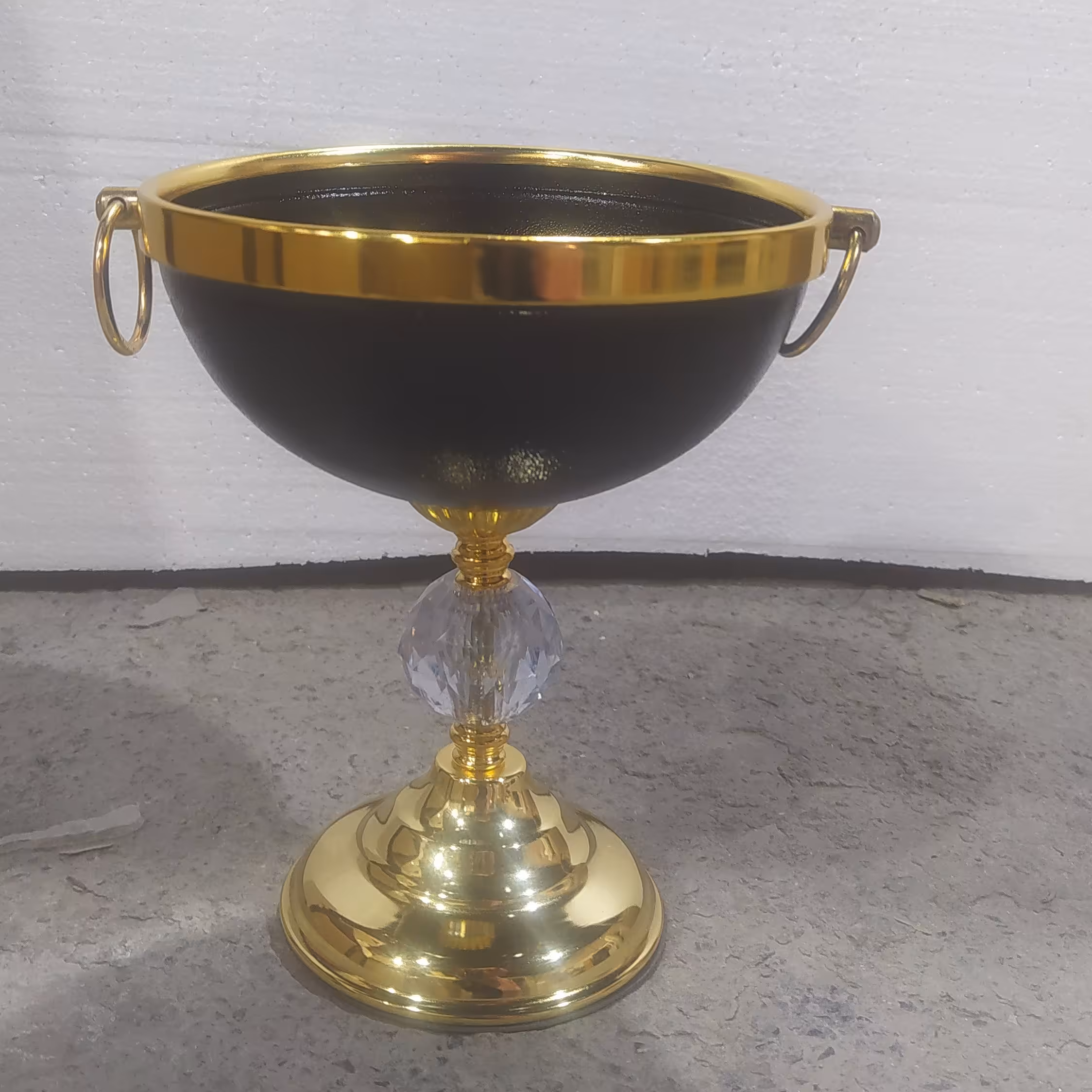 کاسه کوچیک گوشواره ای کریستال