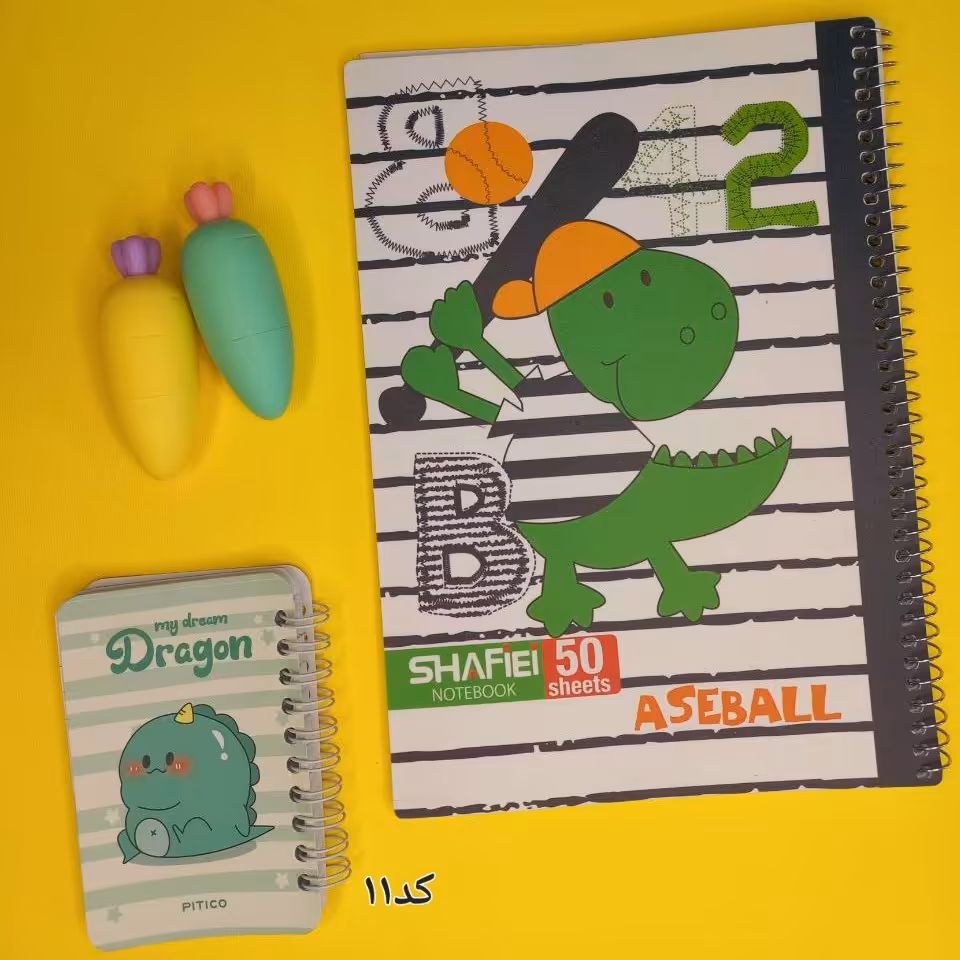 دفتر  فنری50برگ فانتزی کد11