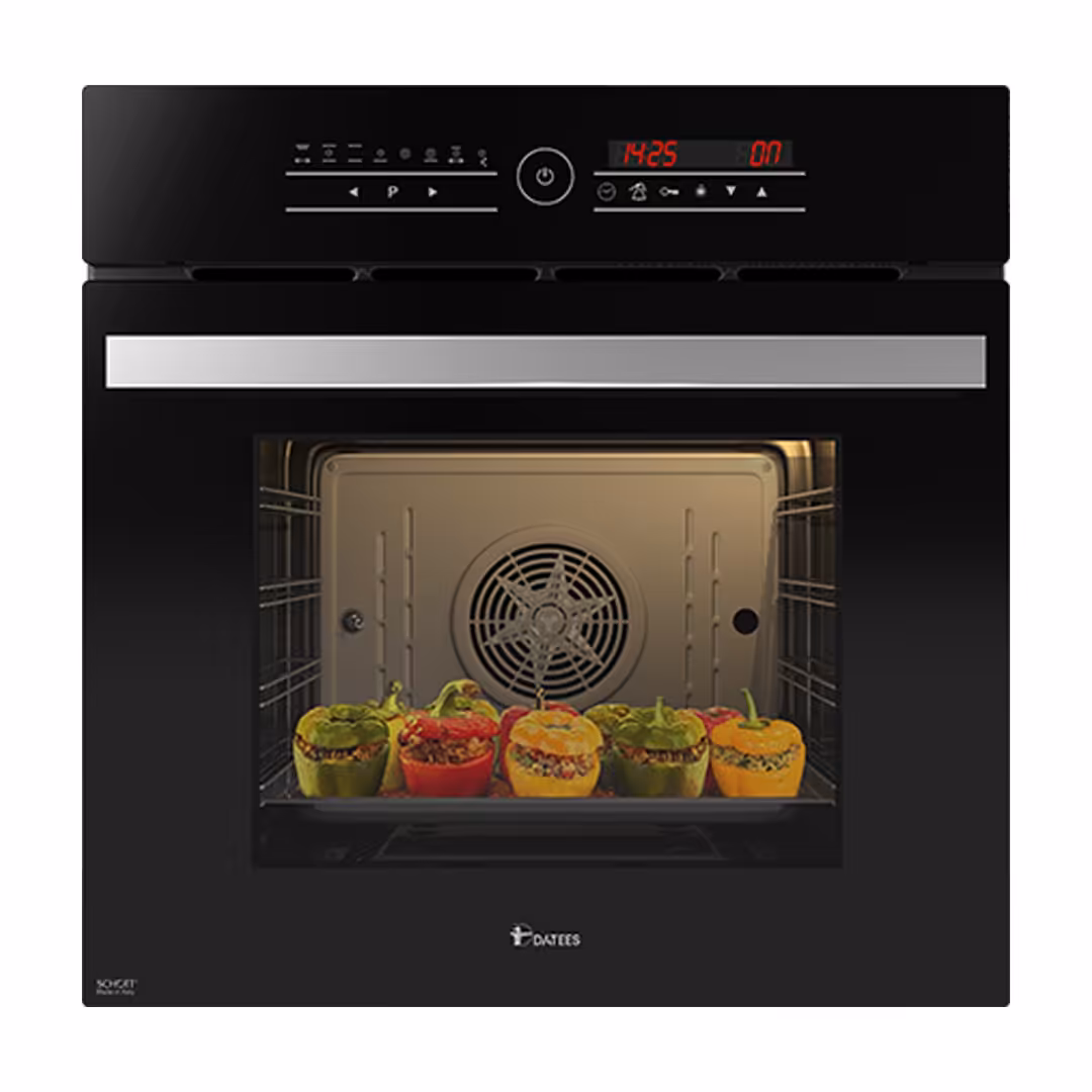 فر توکار برقی داتیس مدل DF-673 مشکی  شیشه شات ایتالیا