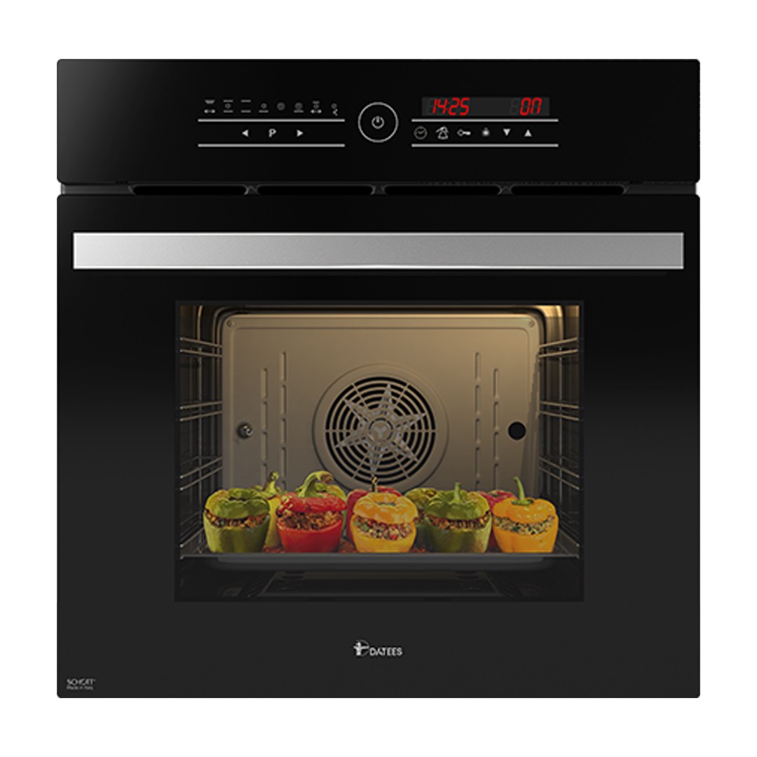 فر توکار برقی داتیس مدل DF-673 مشکی  شیشه شات ایتالیا