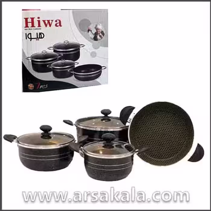 سرویس قابلمه 7 پارچه زنبوری HIWA