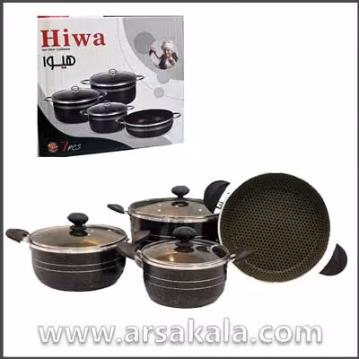 سرویس قابلمه 7 پارچه زنبوری HIWA