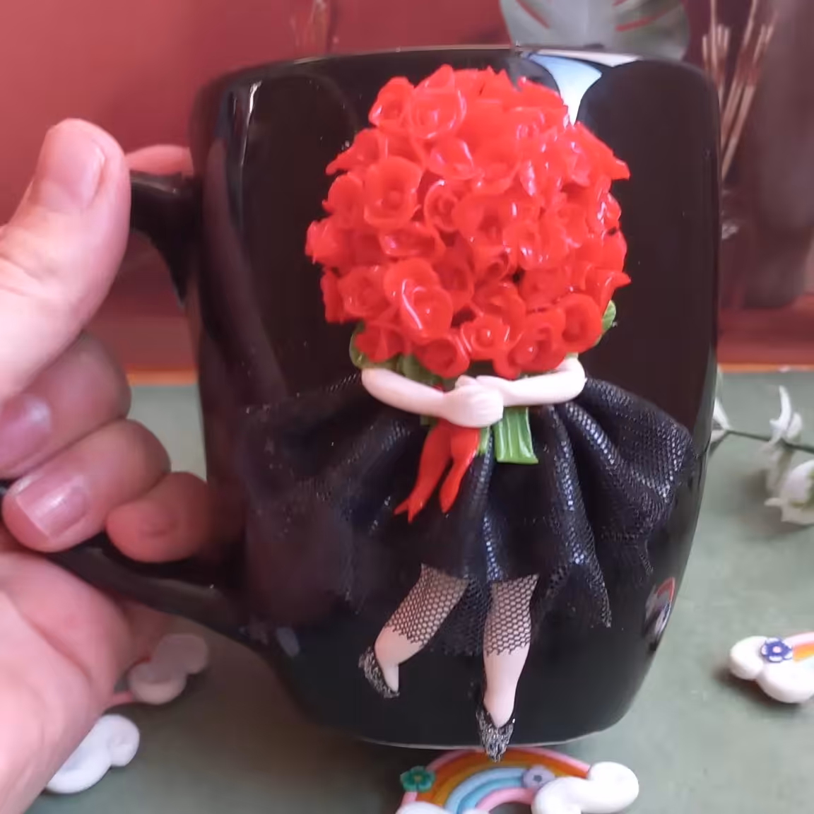 ماگ دسته گل