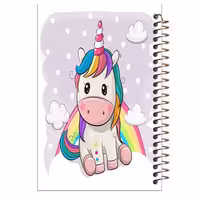 دفتر شطرنجی مشایخ طرح یونیکورن کد CH7